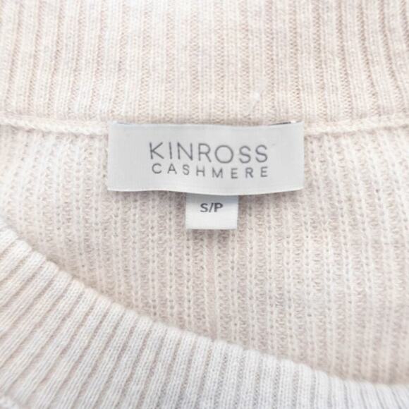 Kinoss Cashmere Cream Ladies Long Sleeve Size S/P Sweater - Picture 4 of 5